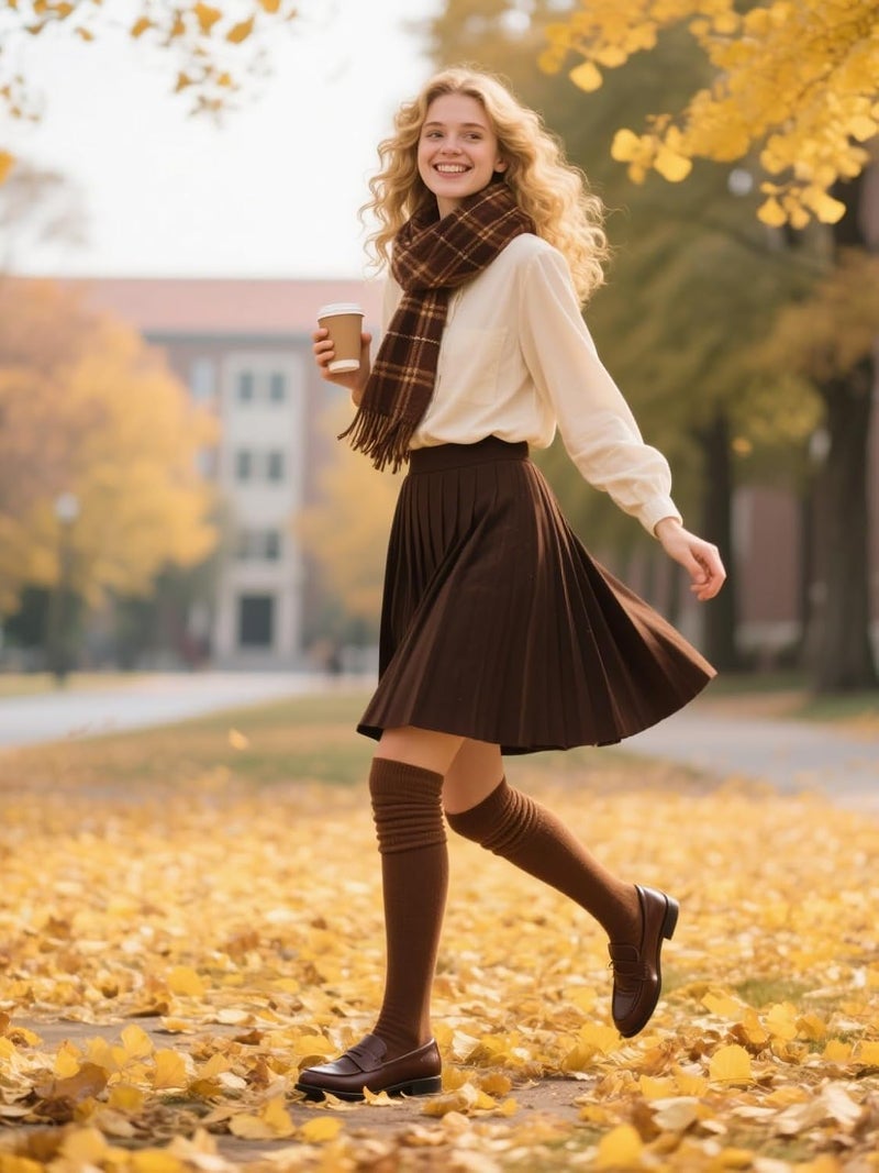 Zando Women's 6-Pack Cotton Thigh High Over Knee Socks - Striped Boot Socks & Leg Warmers for Daily, Sports, Cosplay - Image 4